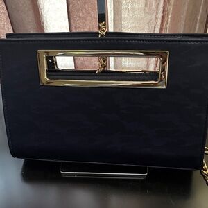Chic Black and Gold Clutch